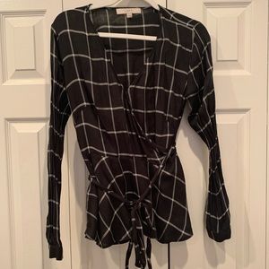 Loft Tie-Front Blouse